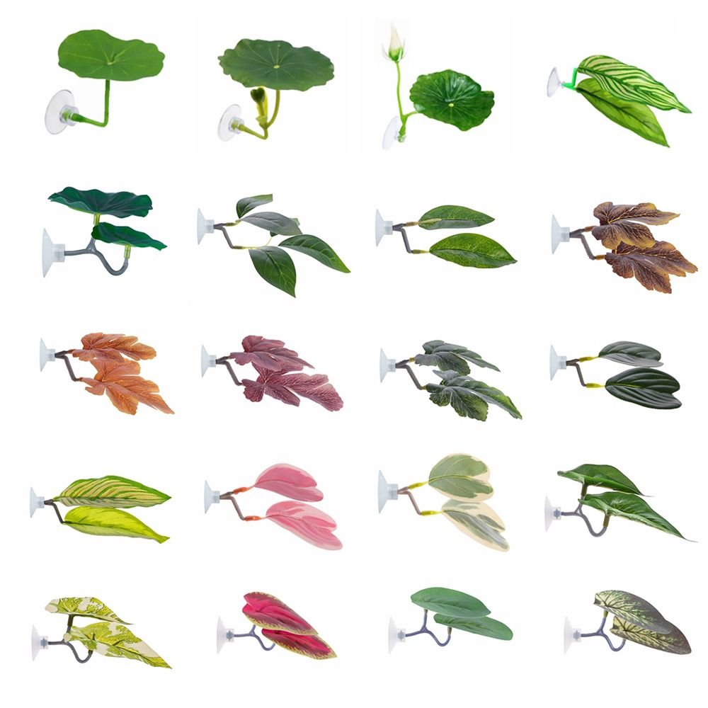 Aquarium Plant Rings - Plastic Betta Fish Rest Leaf Simulated