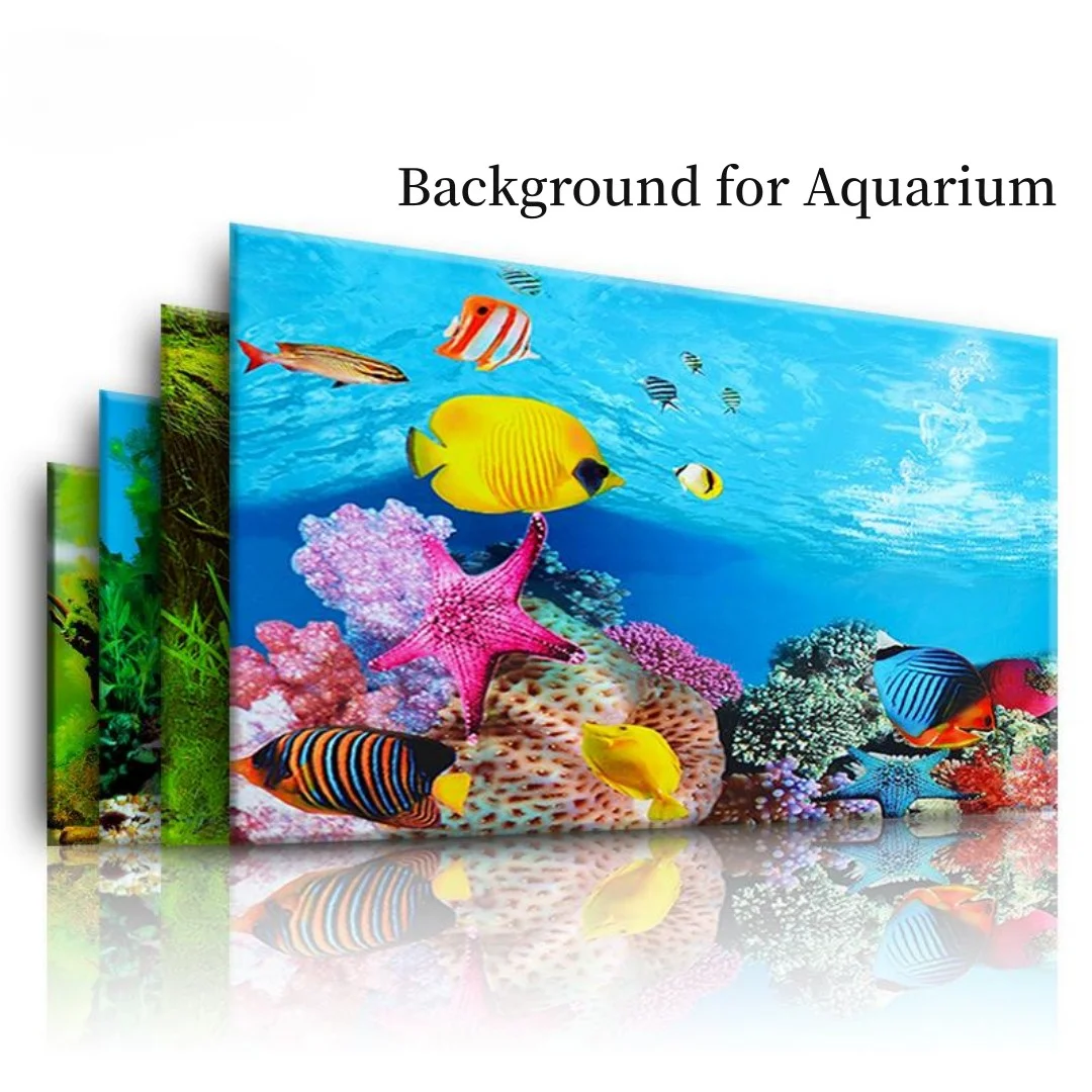 Aquarium Plant Rings - Background Aquarium 3D Sticker Poster Decoration