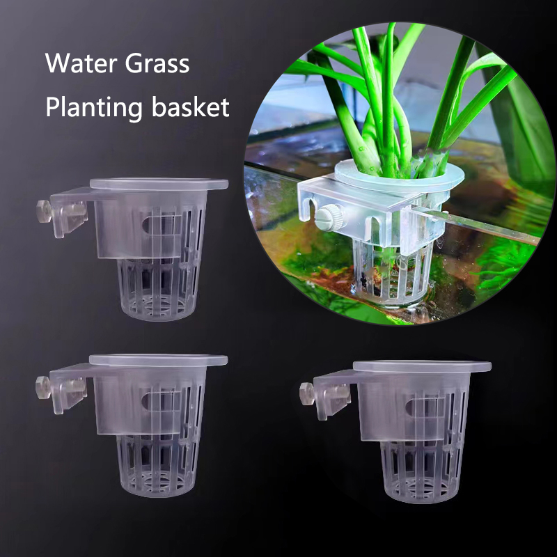 Aquarium Plant Rings - Aquarium Planting Basket Hydroponic Support Hangable