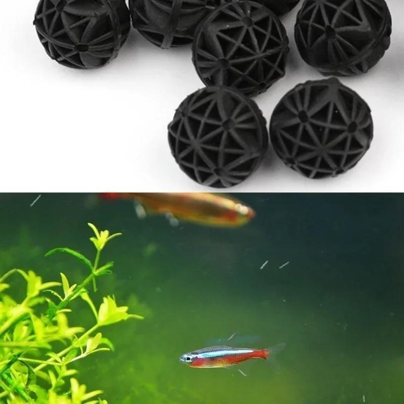 50Pcs 16mm Aquarium Bio Filter - Aquarium Planted Fish Tank ulasan dan harga