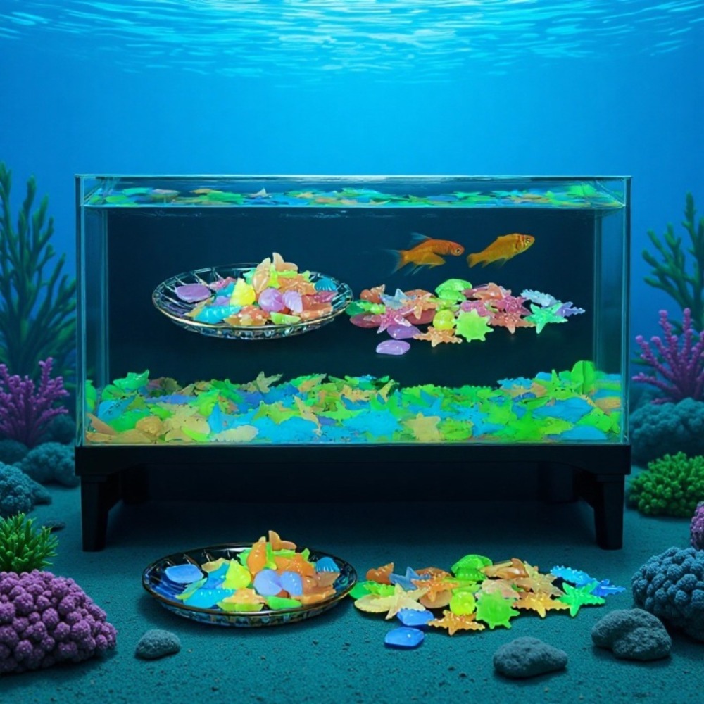 Glowing Luminous Ocean Stones  - Aquarium Planted Fish Tank ulasan dan harga