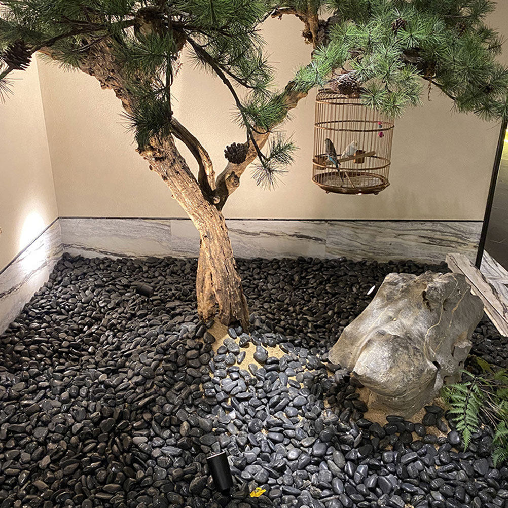 1Set Aquarium Pebbles Natural  - Planted Aquarium With Rocks ulasan dan harga