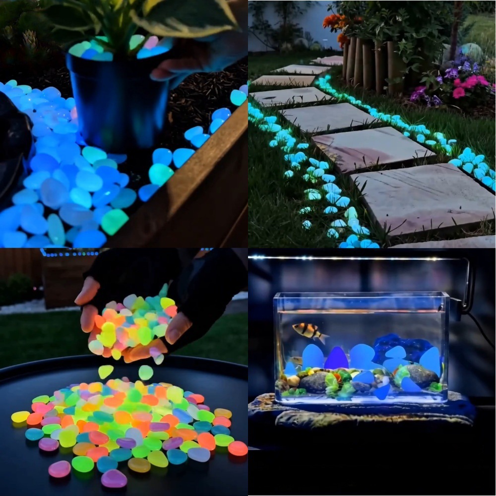 Colorful Glow In The Dark Lumi - Aquarium Planted Fish Tank ulasan dan harga