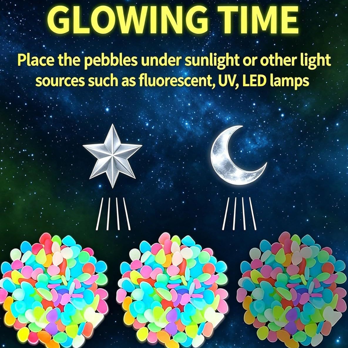 Colorful Glow In The Dark Lumi - Aquarium Planted Fish Tank ulasan dan harga