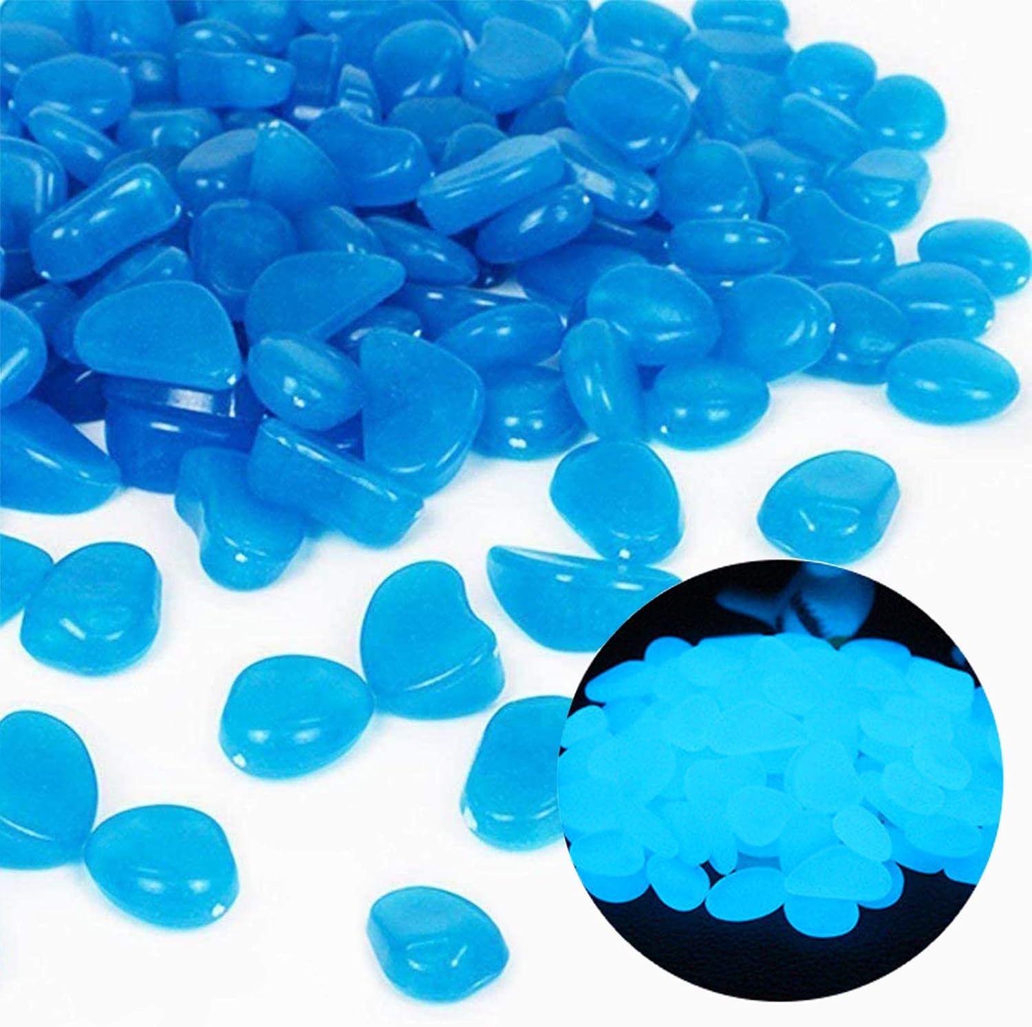 Fish Tank Rocks Glow Blue Pebb - Planted Aquarium With Rocks ulasan dan harga
