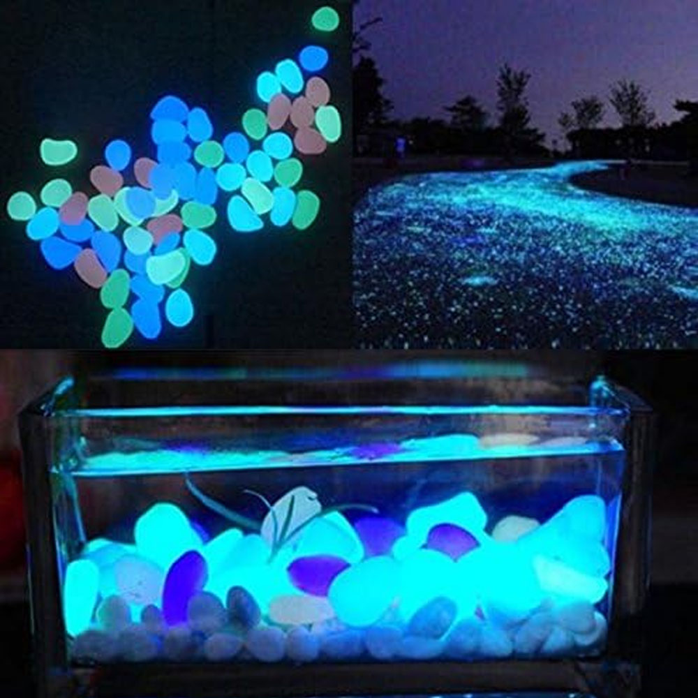 Fish Tank Rocks Glow Blue Pebb - Planted Aquarium With Rocks ulasan dan harga