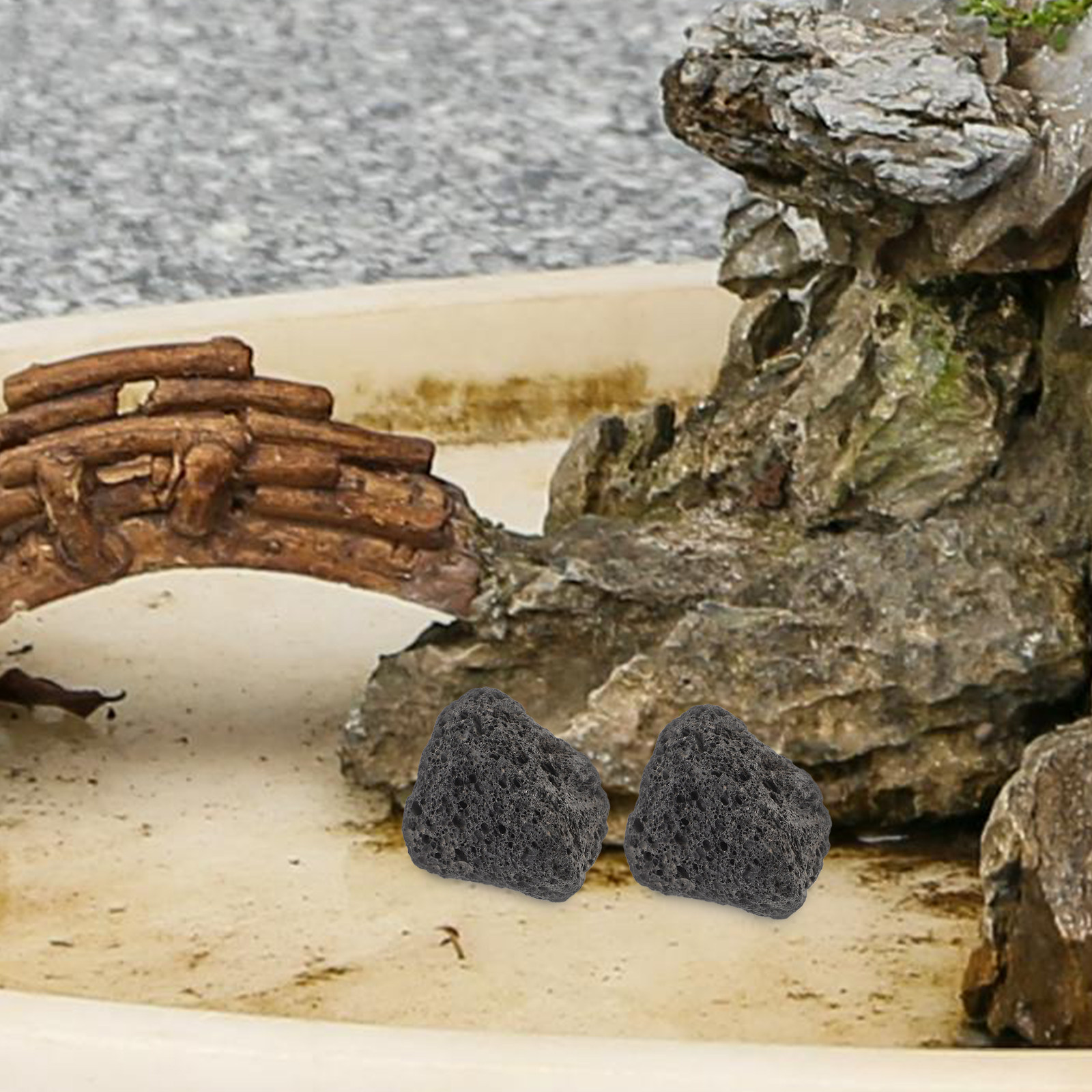 1 Bag Natural Volcanic Stone D - Planted Aquarium With Rocks ulasan dan harga