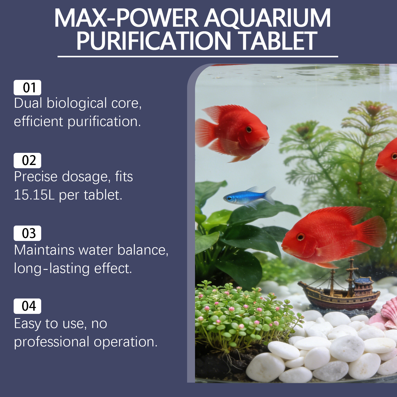 Algae Remover Tablets for Aqua - Planted Aquarium Algae Remover ulasan dan harga