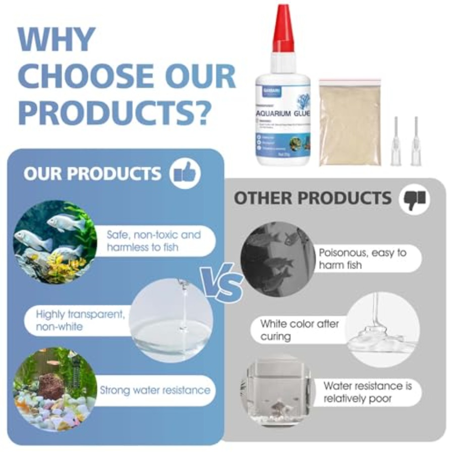 Aquarium Glue, Super Reef Glue - Planted Aquarium With Rocks ulasan dan harga