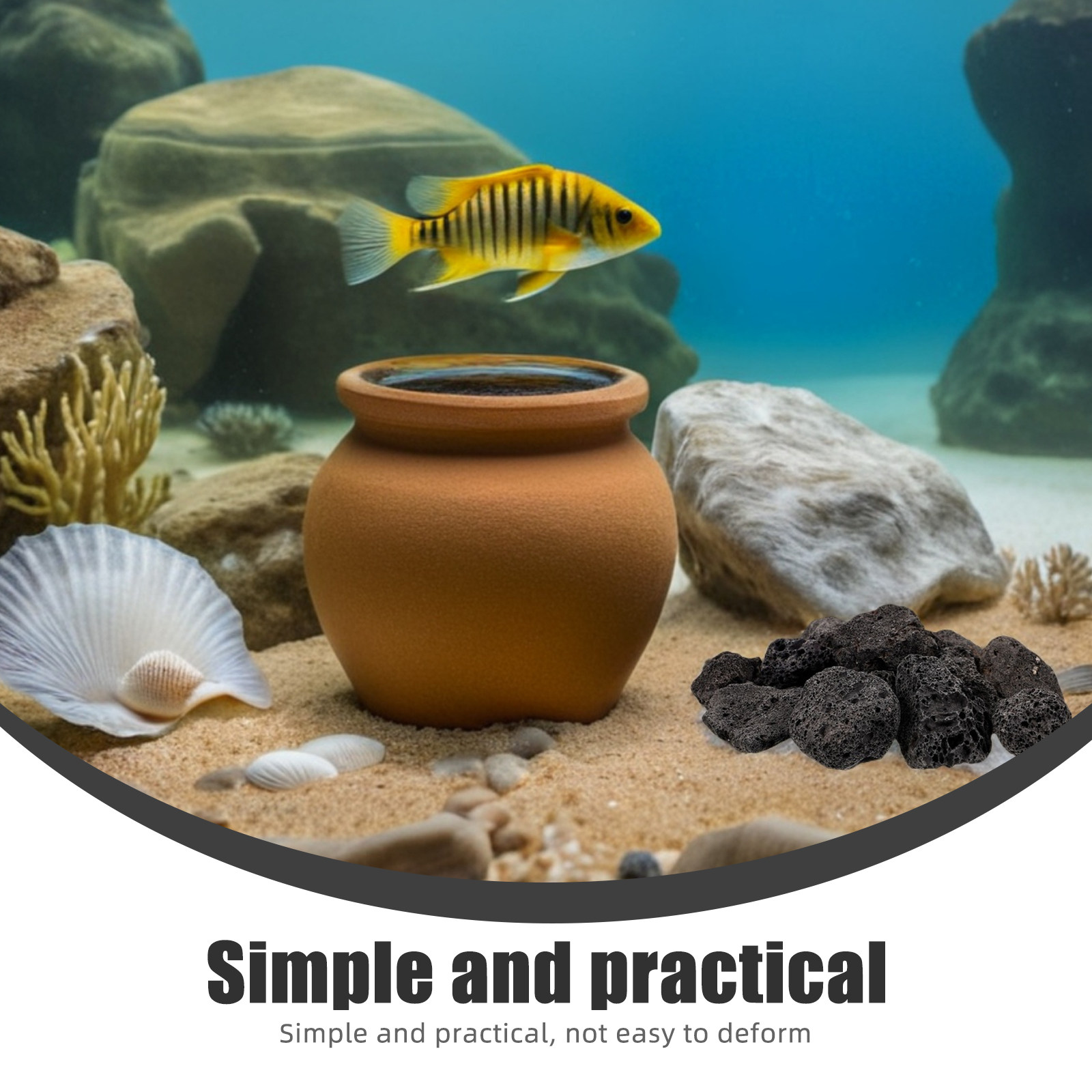1Pack Natural Volcanic Stones  - Planted Aquarium With Rocks ulasan dan harga